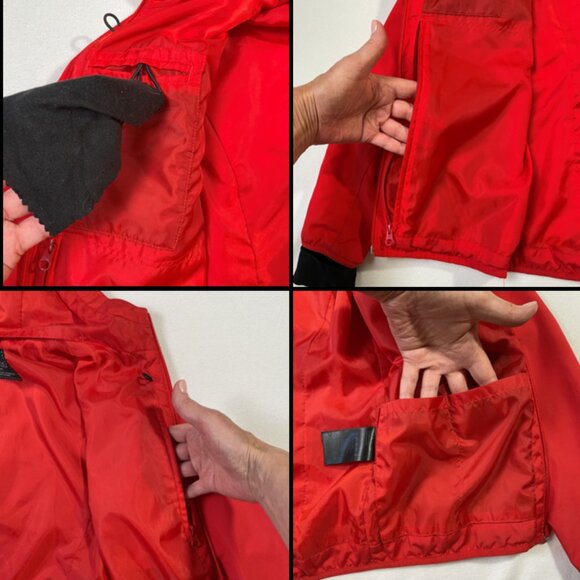 BAUBAX EUC Hooded Red Water
Repellent Travel Jacket. All Seasons. Size M. - Picture 9 of 16